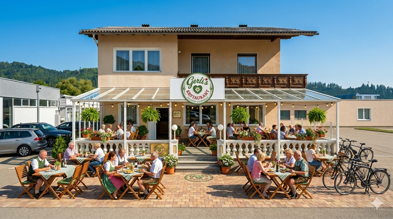 Gemütlicher Gastraum im Gerli´s Restaurant